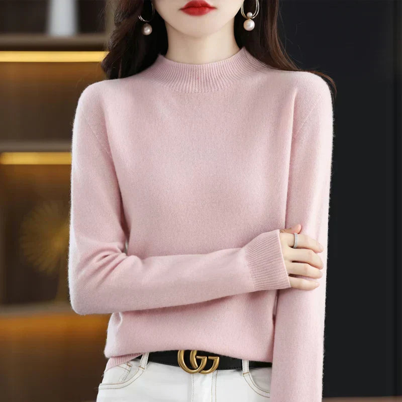 Maglione Donna Sarah in Lana Merino Vestibilità Slim Calore per Autunno e Inverno | Lersk
