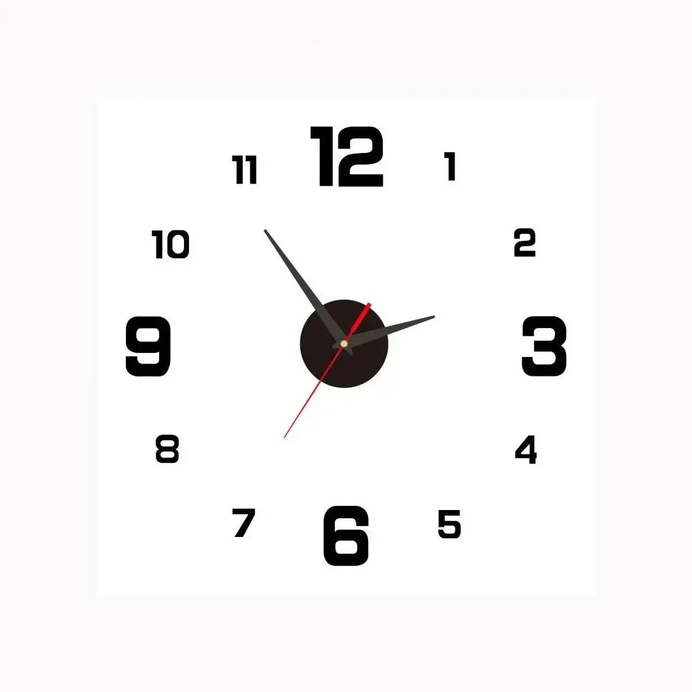 SereneTime Klasik Dijital Duvar Saati Sessiz Odalar İçin | Lersk