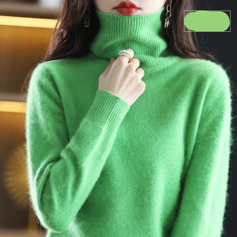 Maglione Nyorelle in 100% cashmere con collo alto per autunno e inverno | Lersk