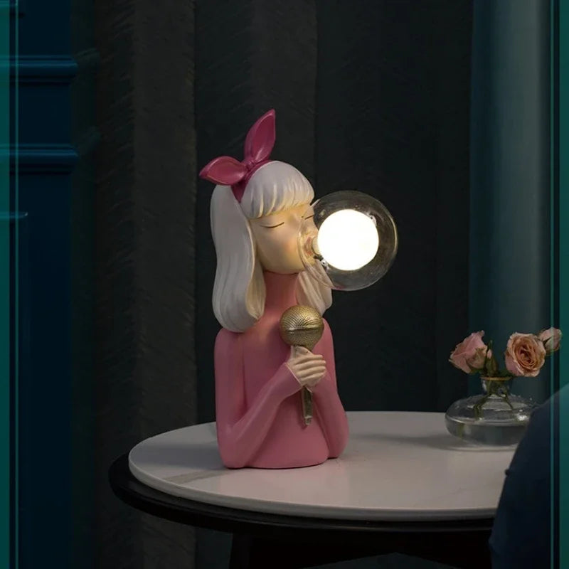 LumaSprite Cartoon Bubble Lamp Nightlight Statue For Kids | Lersk