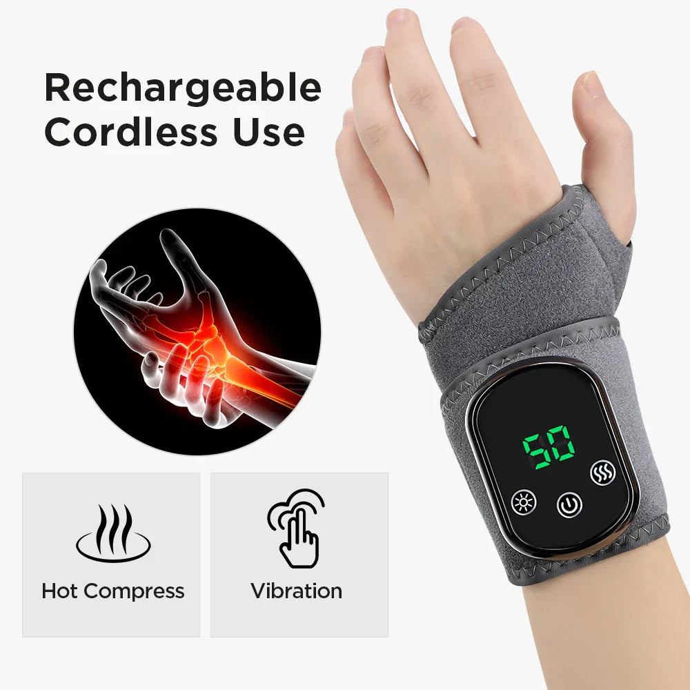 Infrared Hot Compress Ankle Massager With Five Heating Speeds And Three Vibration Modes For Custom Relaxation | Lersk