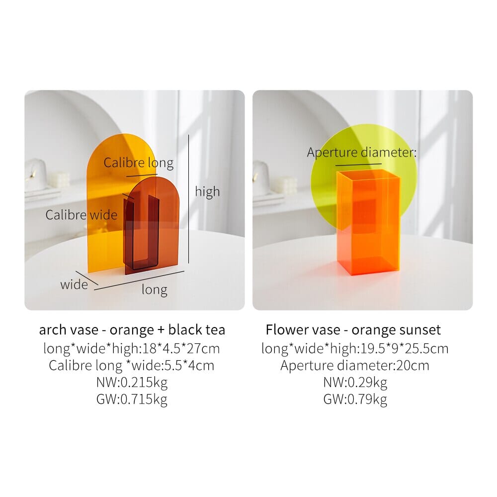Decorative Acrylic Vase | Lersk
