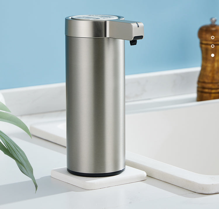 Auto Soap Dispenser Stainless Steel Touchless Sensor For Modern Bathrooms | Lersk