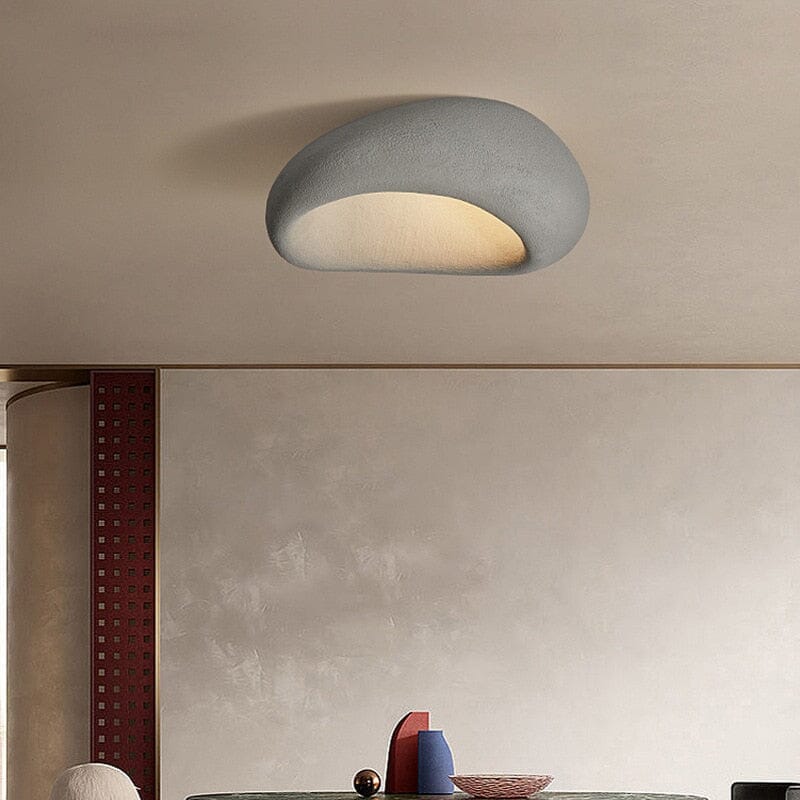Yunari Glow Ceiling Light Japanese Wabi Sabi Decor | Lersk
