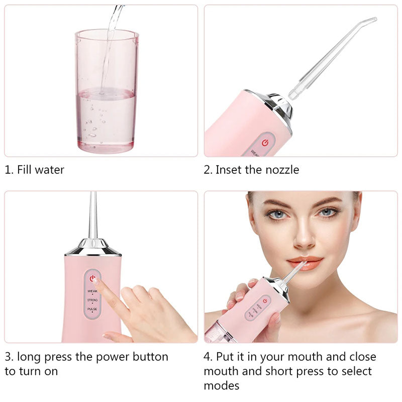 Cordless Water Flosser Portable Deep Cleaning For Home Use | Lersk