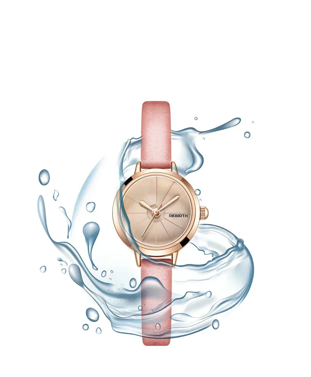 Vintage Mini Leather Timepiece for Women | Lersk