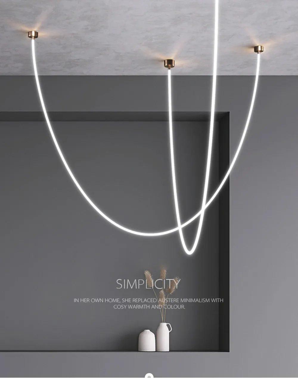 Lampada da soffitto elegante Lyra Dome LED postmoderna oro cromo