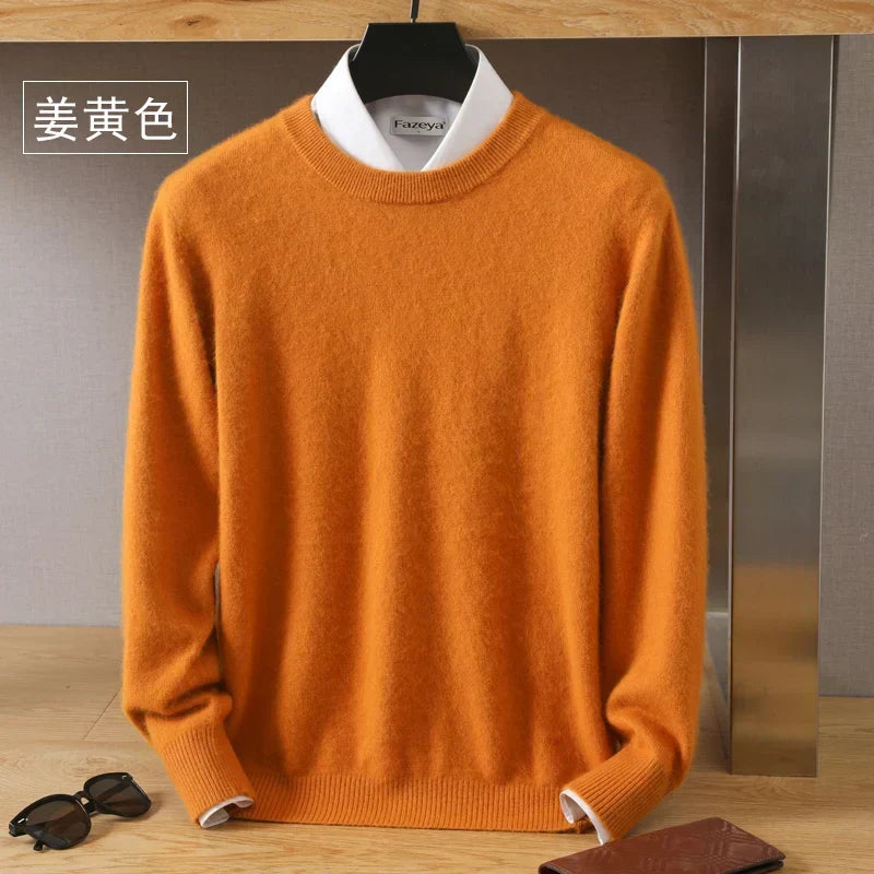 Lyra Cashmere O-Neck Sweater | 100% Pure Japanese-Knit
