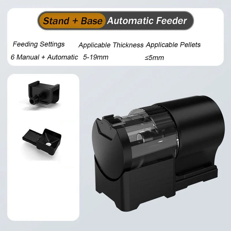 Fish Tank Feeder with Programmable Timer, IP66 Waterproof Housing and 100ml Capacity for Fish and Turtles | Lersk