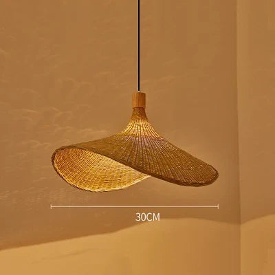 KiraBamboo Knit Pendant Light Chinese-Inspired Handcrafted | Lersk