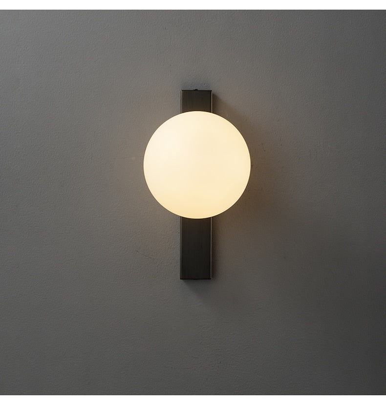 Applique da parete Aure Copper Circ LED per interni nordici | Lersk