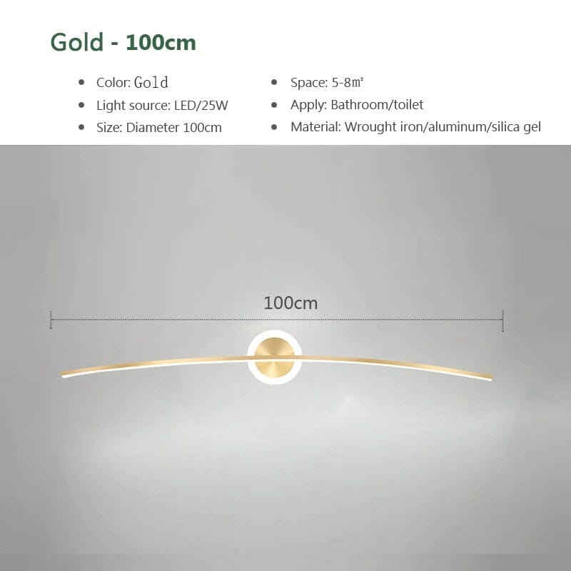 MirroLux | Lampa ścienna LED do lustra łazienkowego | Lersk