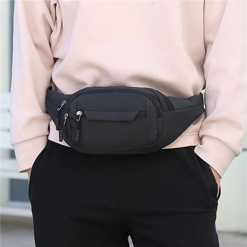Bolso unisex impermeable de lona para cintura y bandolera para deportes al aire libre | Lersk