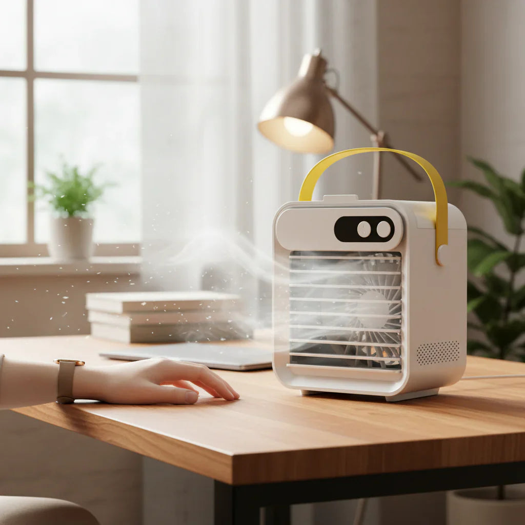 Portable Air Conditioner Mini Mist Humidifier Cooling Fan | Lersk