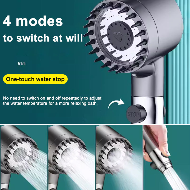 FluxFlow Showerhead Pro 200% Stronger Water Pressure | Lersk