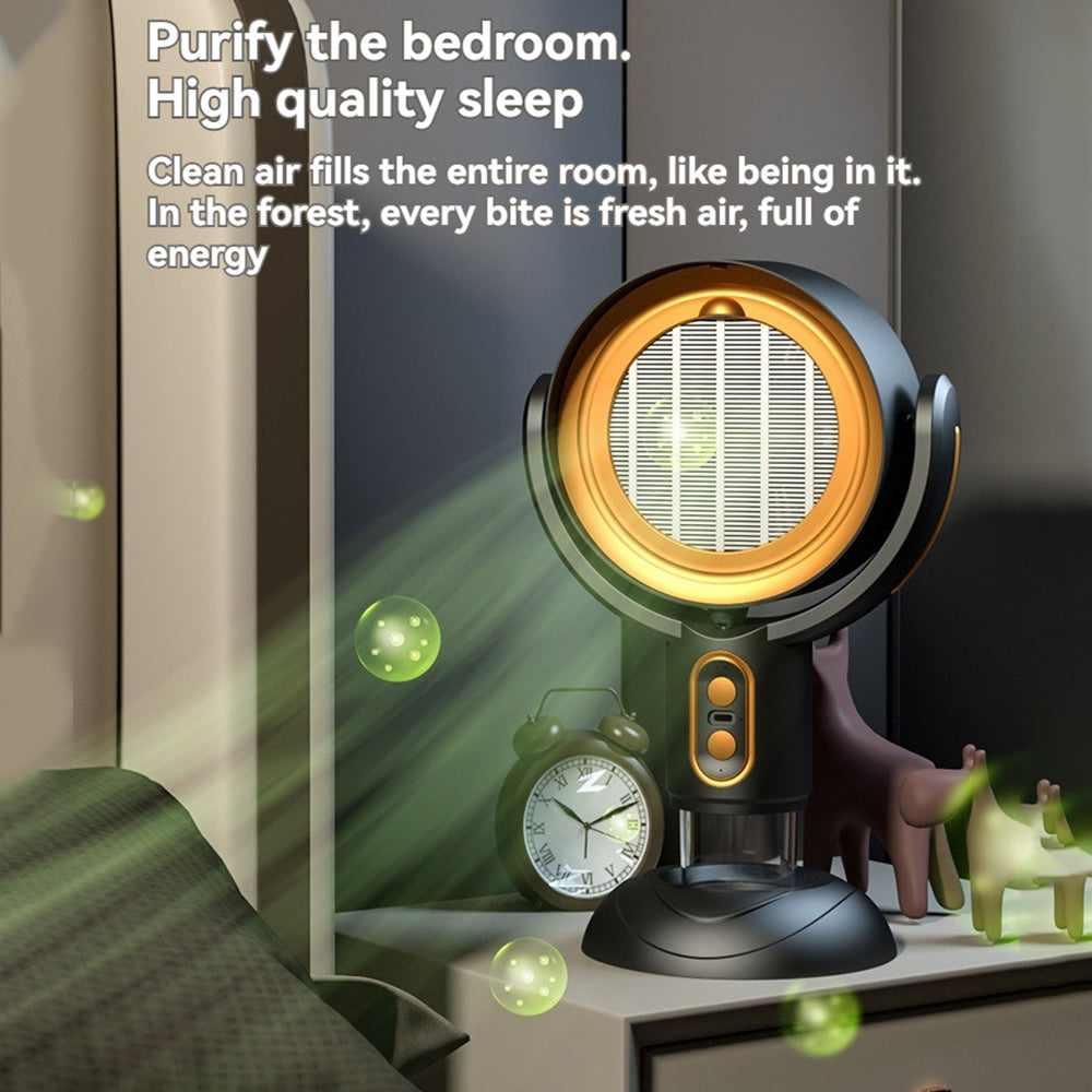 Přenosný čistič vzduchu s ventilátorem proti kouři, výkonný a dobíjecí pro domácí použití | Lersk