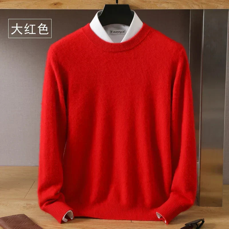 Lyra Cashmere O-Neck Sweater | 100% Pure Japanese-Knit
