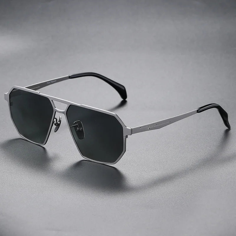 AeroNova Titanium Aviators With Polarized UV400 Lenses | Lersk