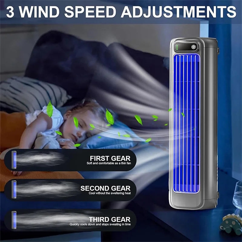 Cooling Ace Bladeless Portable Air Conditioner USB 3-Speed Quiet For Bedroom | Lersk