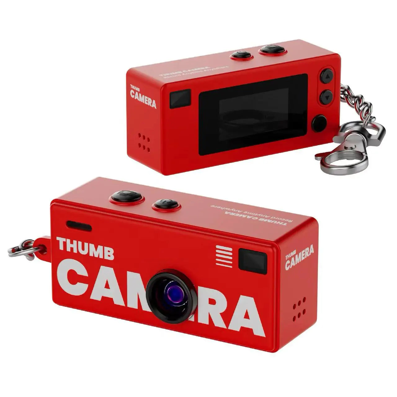 Mini telecamera portachiavi retrò 1080P con sensore CCD, flash e supporto MicroSD fino a 128GB | Lersk