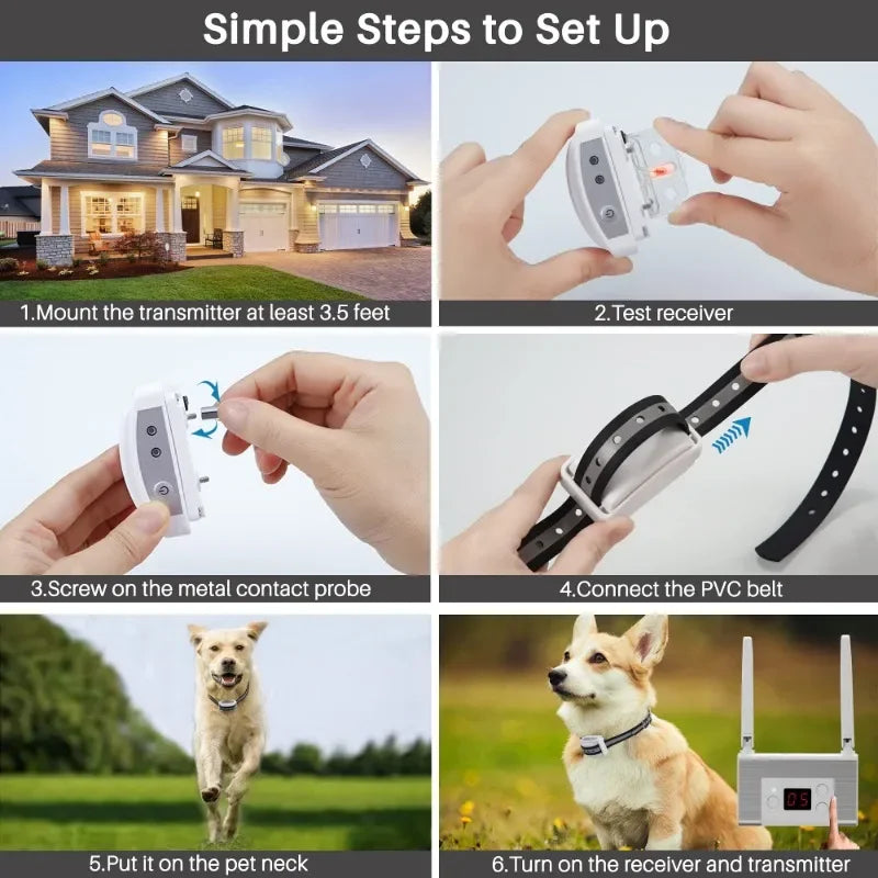 AeroPaw Wireless Dog Fence System With Adjustable Boundary | Lersk