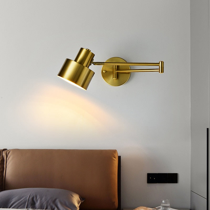 NovaLume Touch-Sensor Wall Light With Swing Arm LED | Lersk