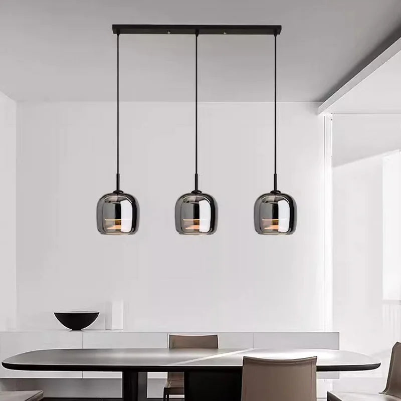 Nordische Glas-LED-Hängeleuchte für modernen Kronleuchter | Lersk