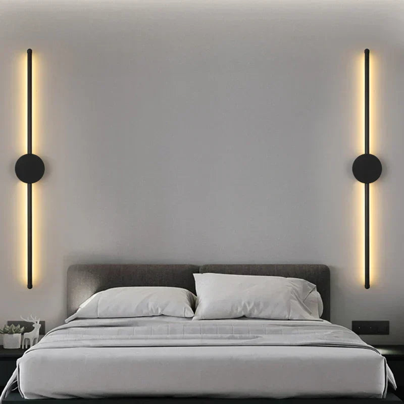 I-formet LED-væglampe med 3-tone niveauer til stuen | Lersk