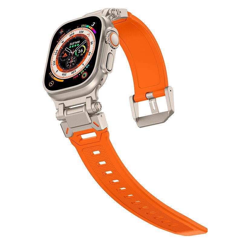 Trailborn | Tactical Fluoro Rubber Band for Apple Watch | Lersk