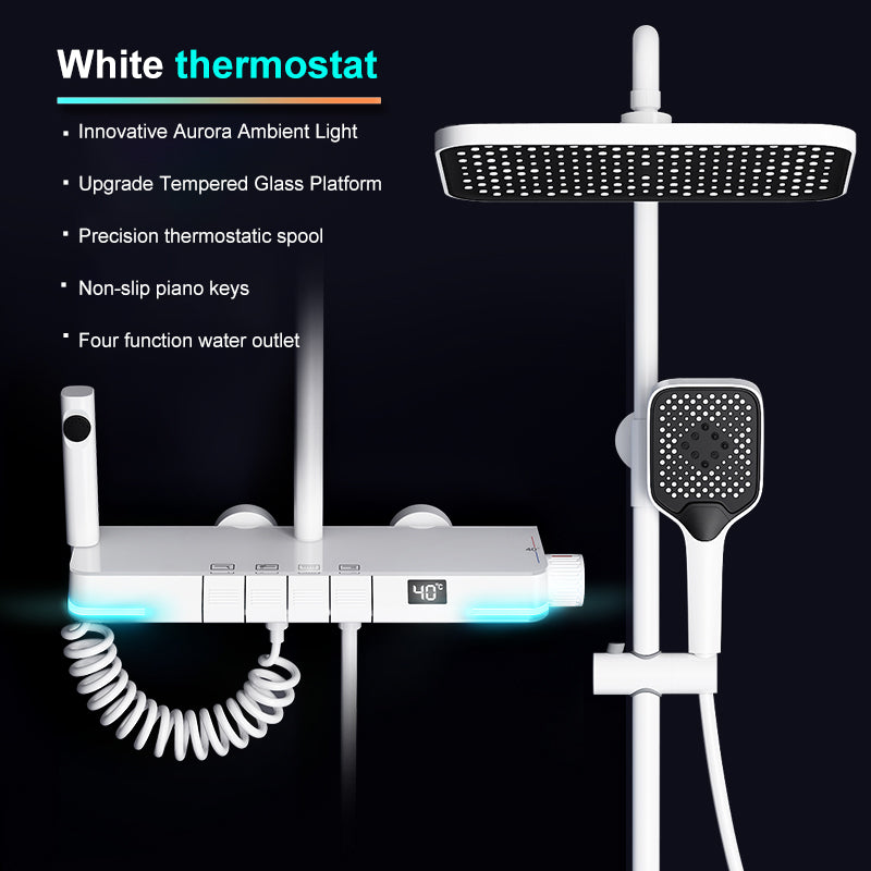 Aurell | Thermostatic Shower System With Digital Display | Lersk