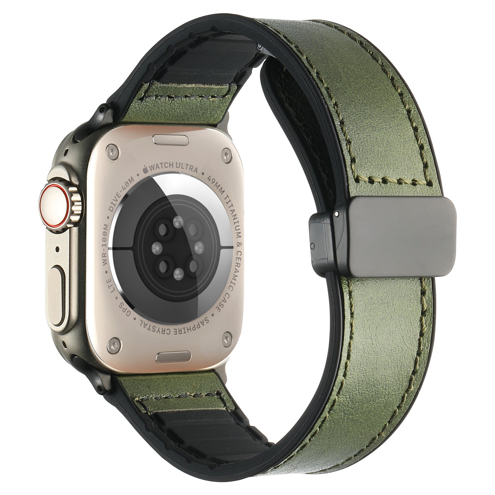 Averly Leather-Silicone Band for Apple Watch | Lersk