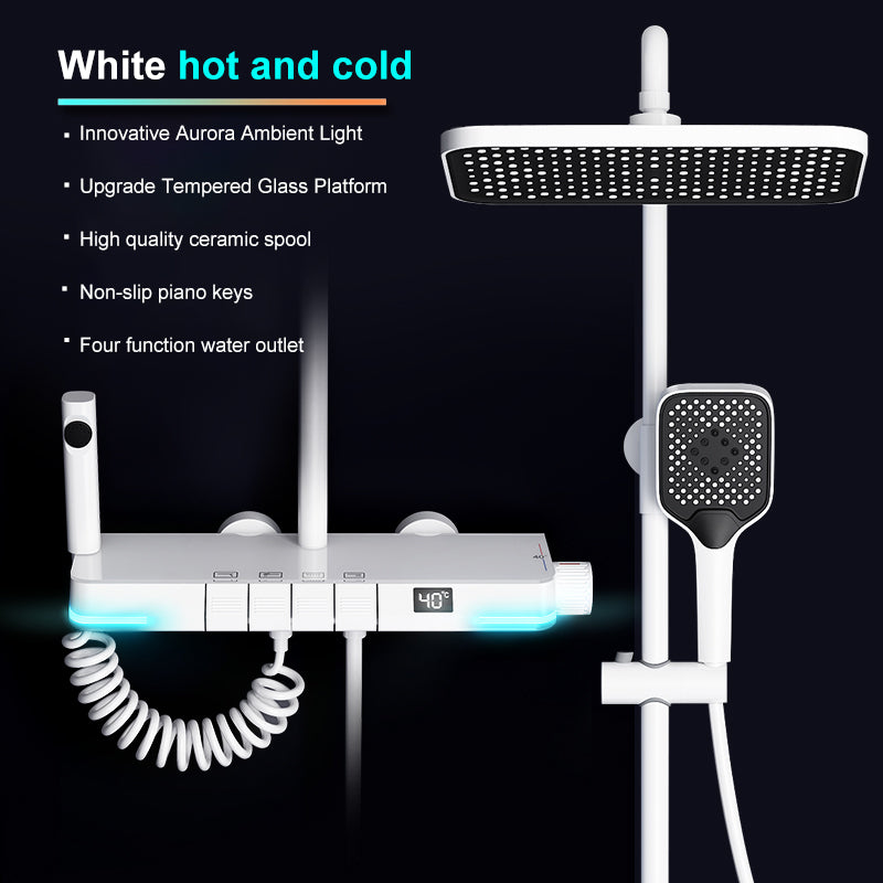 Aurell | Thermostatic Shower System With Digital Display | Lersk