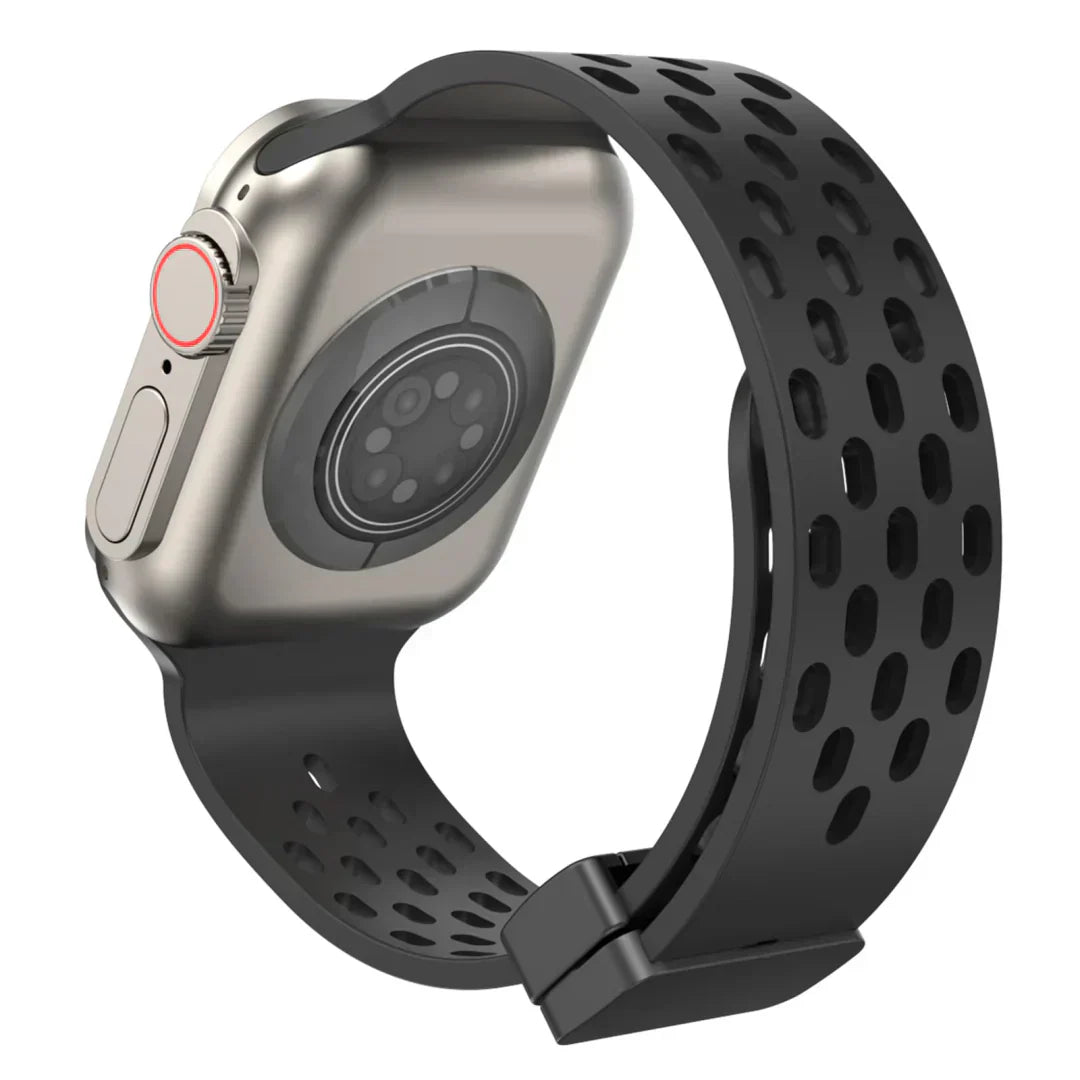 AeroMag | Breathable Magnetic Silicone Band for Apple Watch | Lersk
