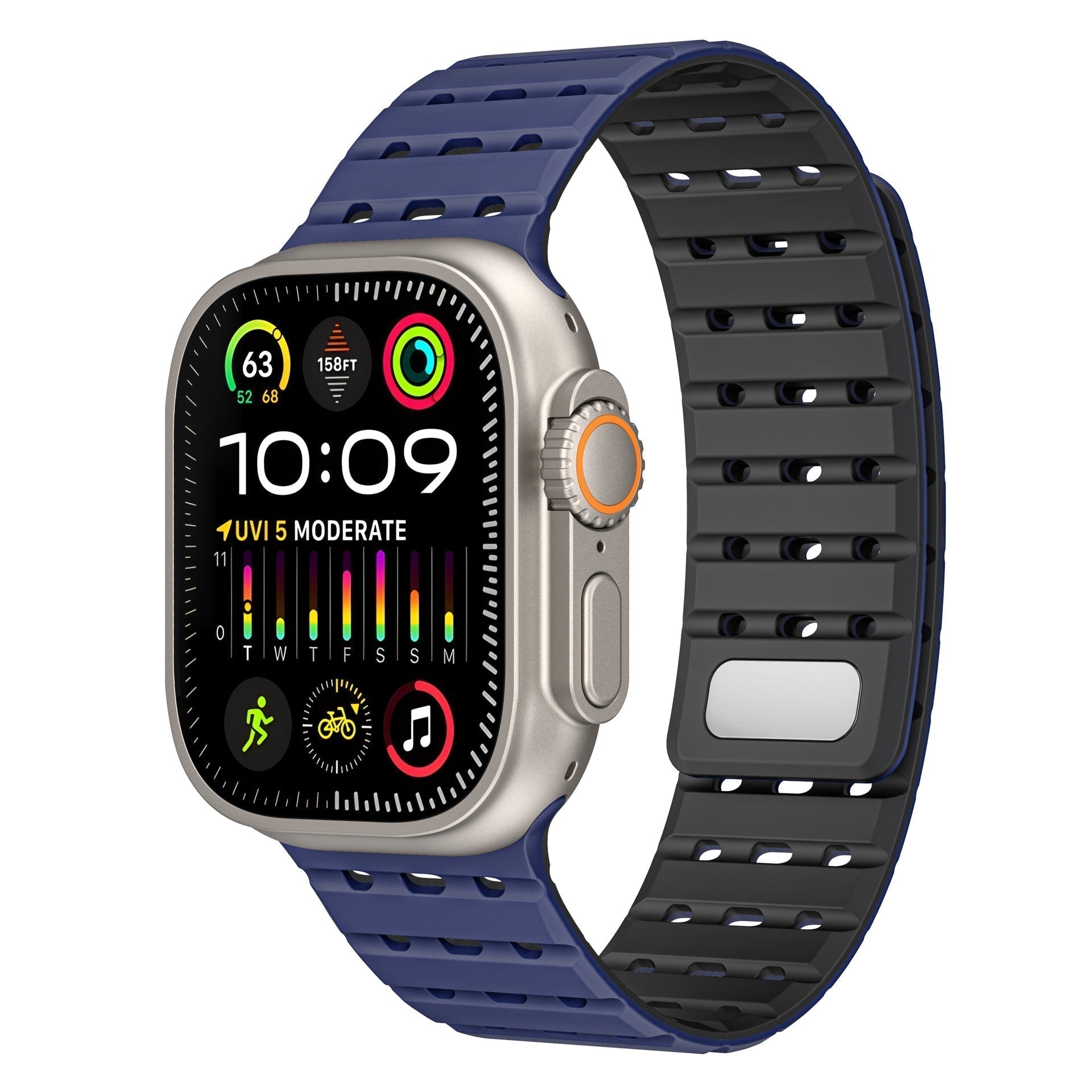 Averlo Magnetic Breathable Silicone Strap for Apple Watch | Lersk