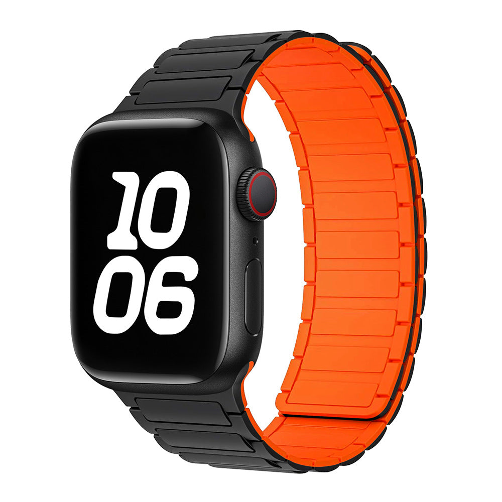 Magnetický silikonový řemínek s poutkem pro Apple Watch | Lersk