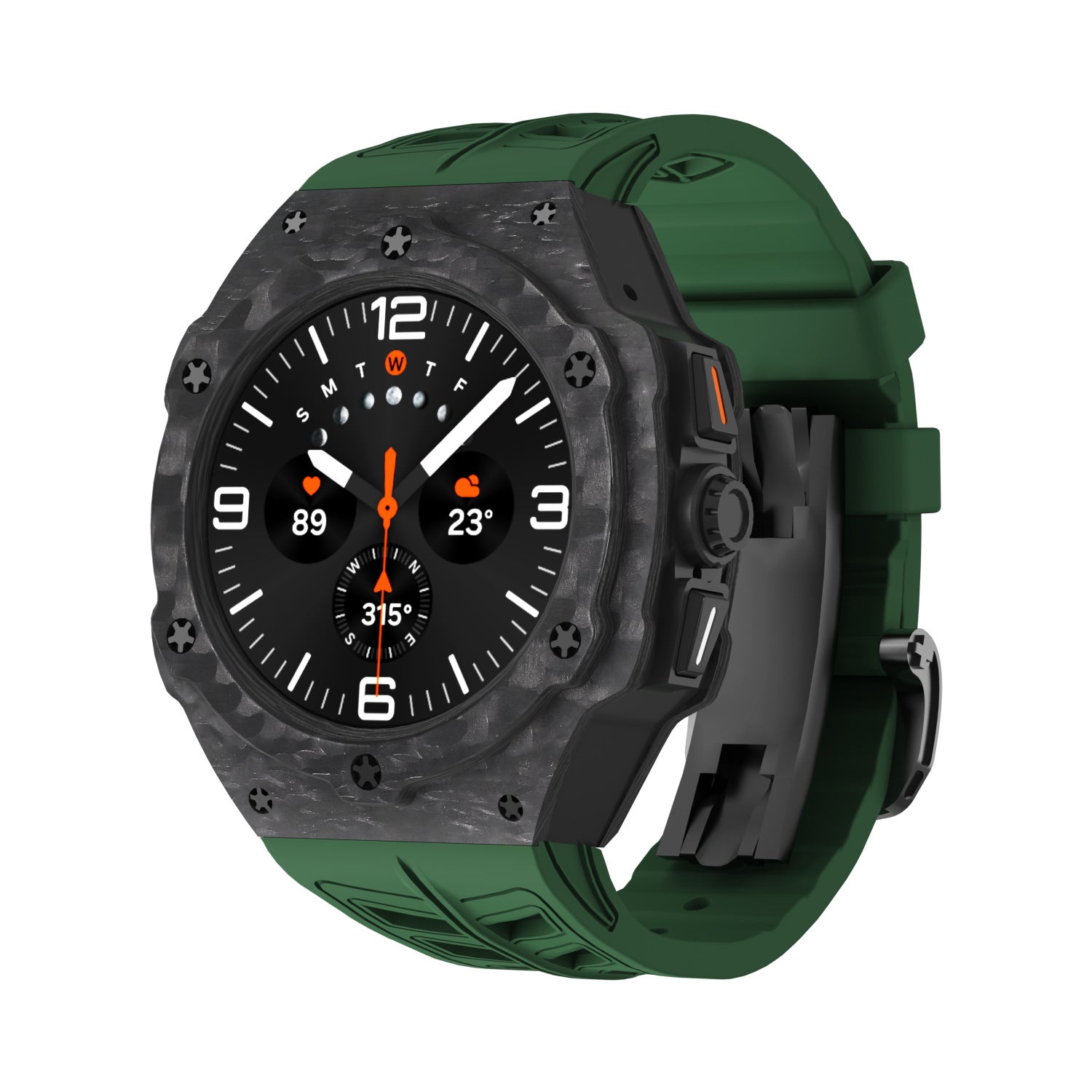 Carbon Fiber Case and Band Kit Compatible With Samsung Galaxy Watch 7 Ultra 47mm | Lersk