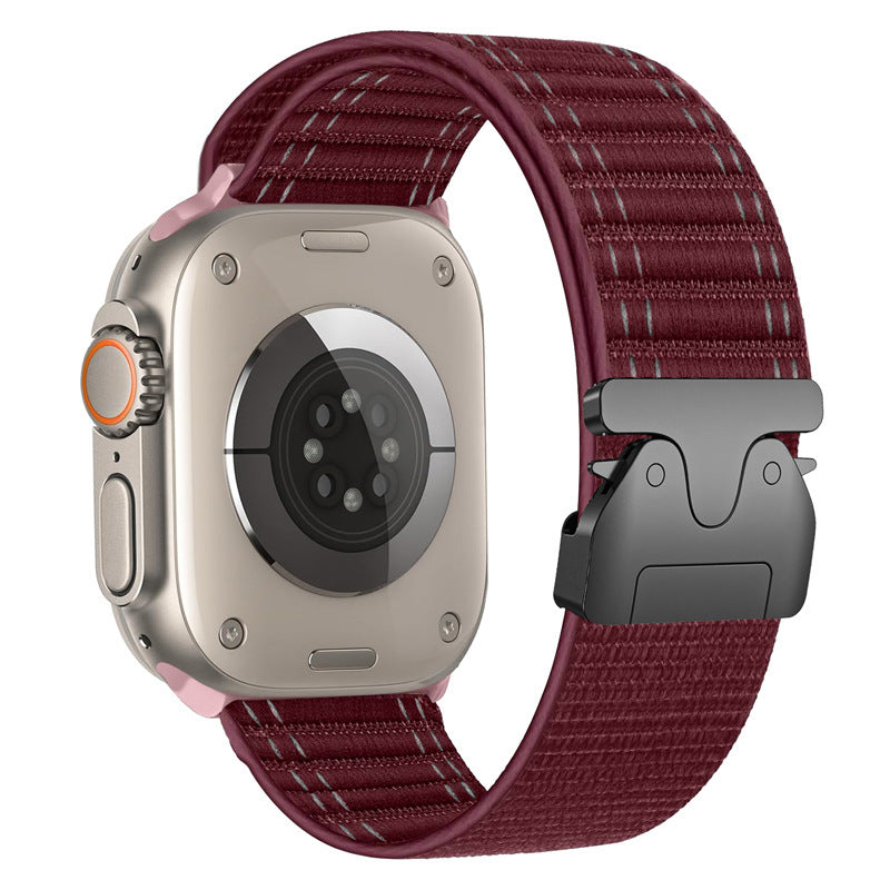 Navelle Nylonarmband mit Wellenmuster und Fallschirmschnalle für Apple Watch | Lersk