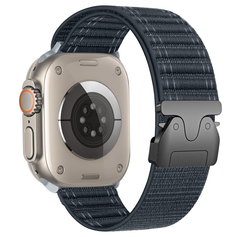 Navelle Nylonarmband mit Wellenmuster und Fallschirmschnalle für Apple Watch | Lersk