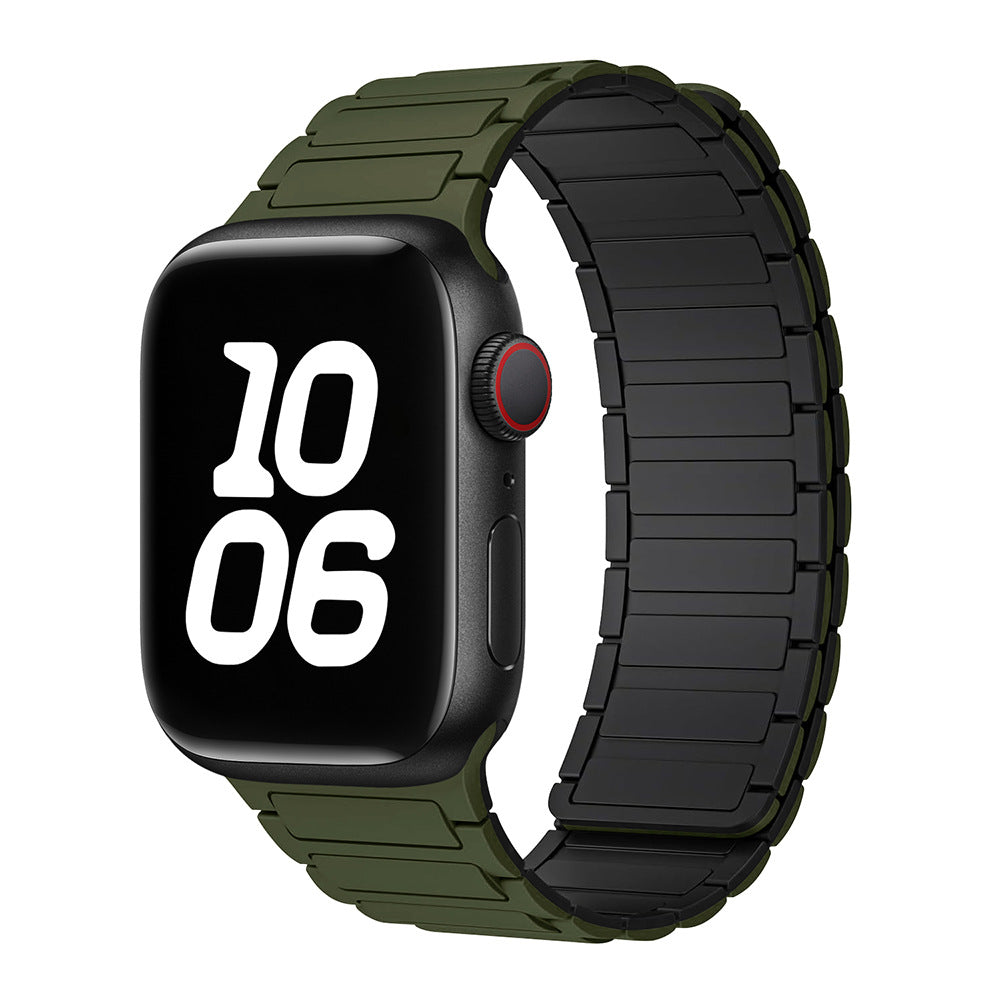 Magnetický silikonový řemínek s poutkem pro Apple Watch | Lersk