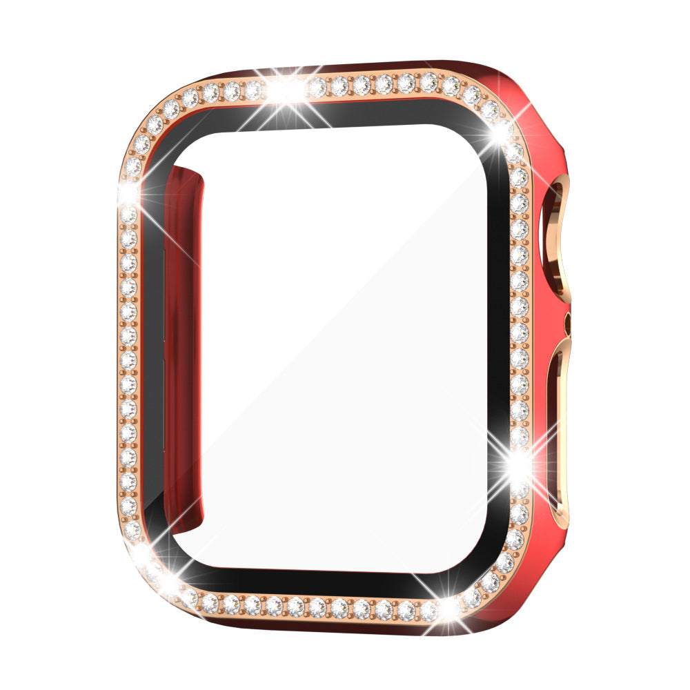 GlimmerGuard pouzdro z tvrzeného skla s kamínky pro Apple Watch | Lersk
