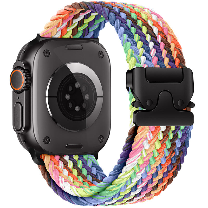 Bracelet en nylon extensible Aeron avec boucle parachute pour toutes les séries Apple Watch | Lersk