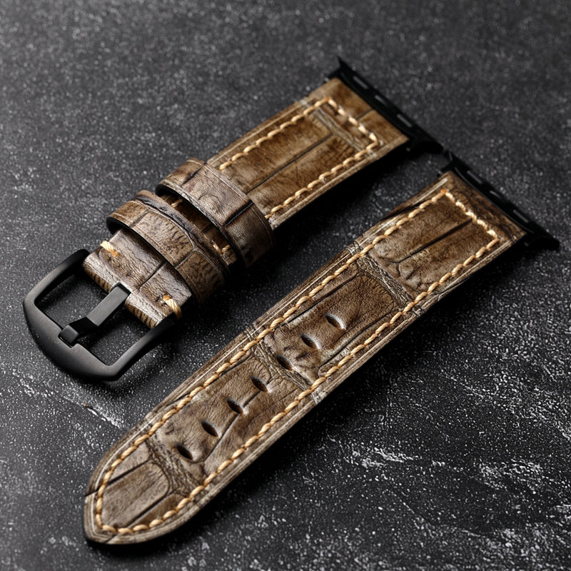 Handcrafted Top-Grain Cowhide Leather Strap For Apple Watch | Lersk