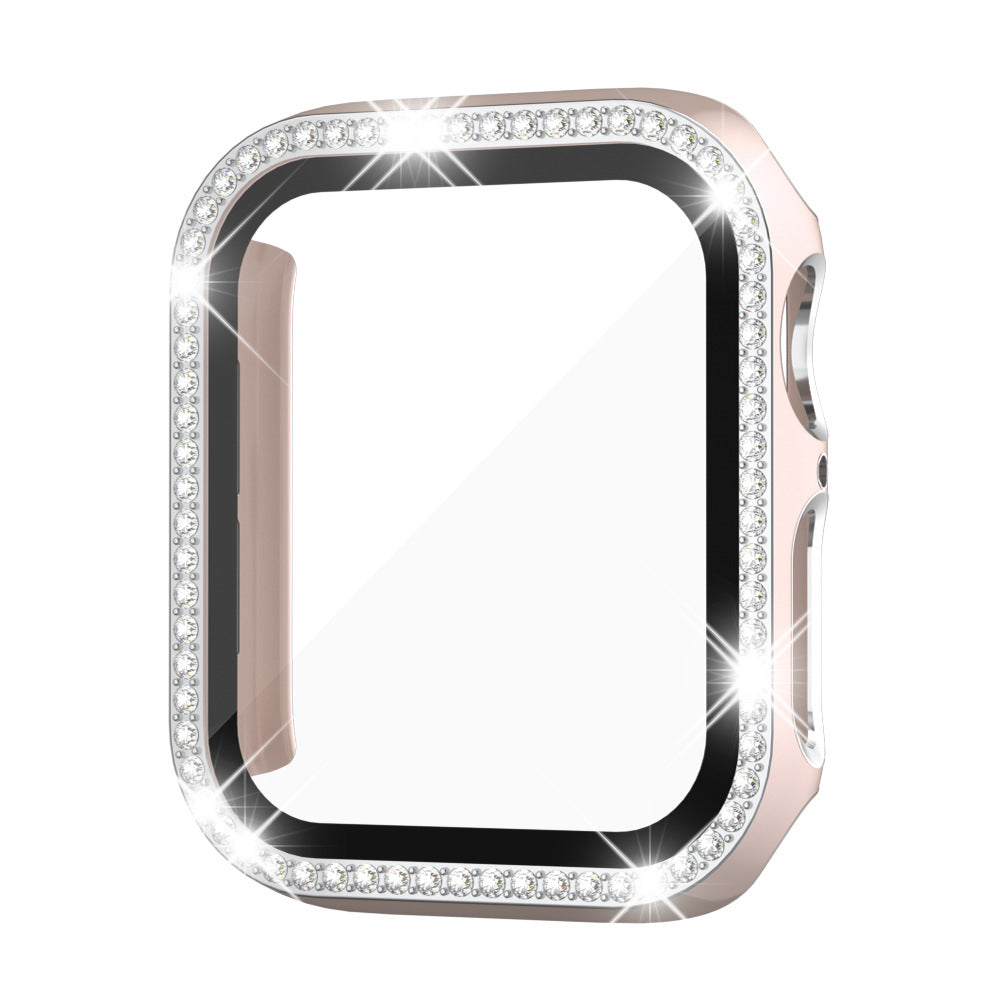 GlimmerGuard pouzdro z tvrzeného skla s kamínky pro Apple Watch | Lersk