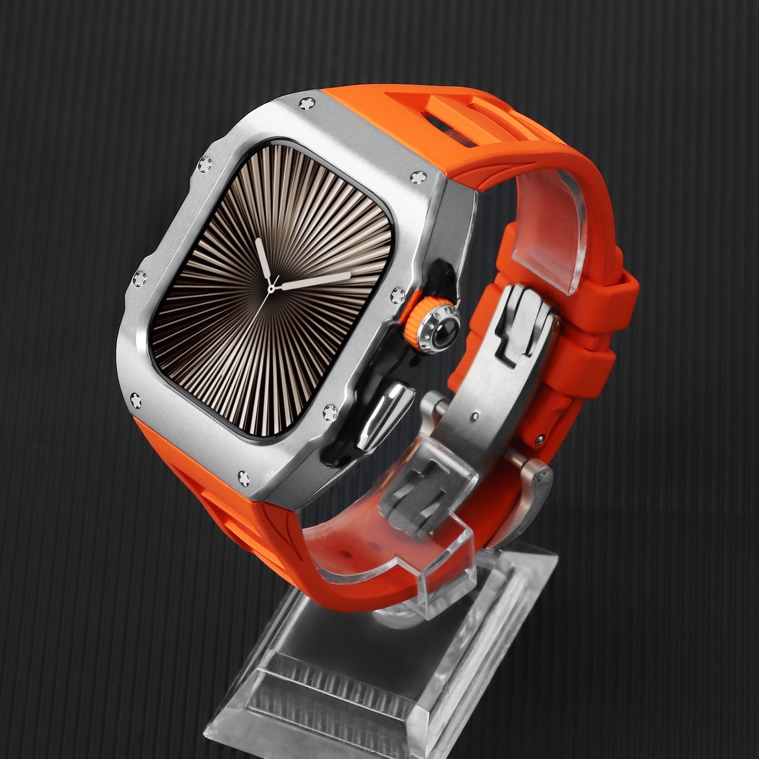NovaGuard Electroplated Fluoroelastomer Band for Apple Watch | Lersk