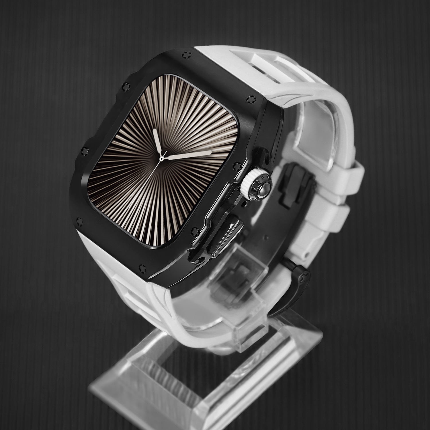 LuminaGuard elektroplattiertes Fluorelastomer-Armband für Apple Watch | Lersk