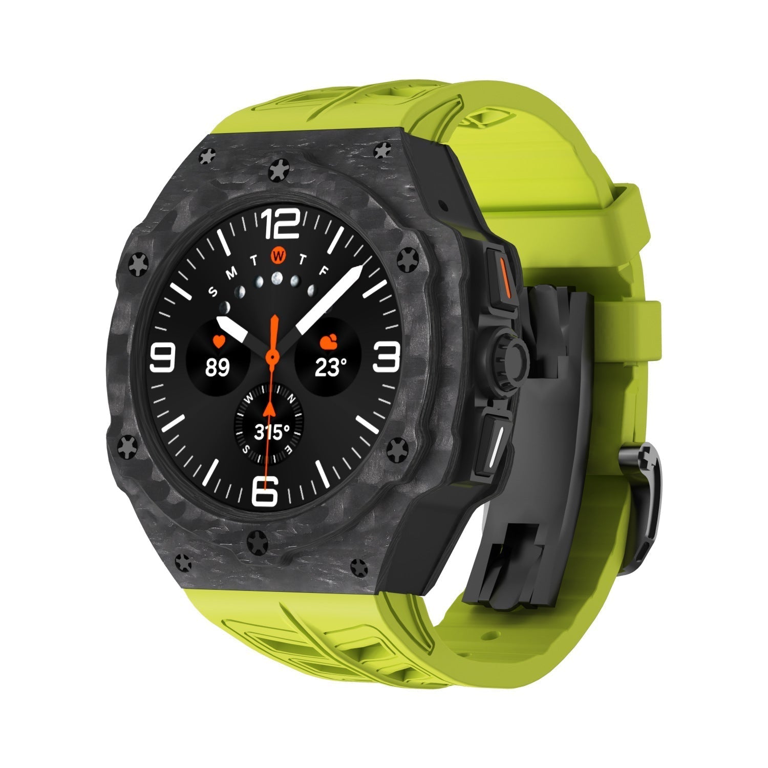 Carbon Fiber Case and Band Kit Compatible With Samsung Galaxy Watch 7 Ultra 47mm | Lersk