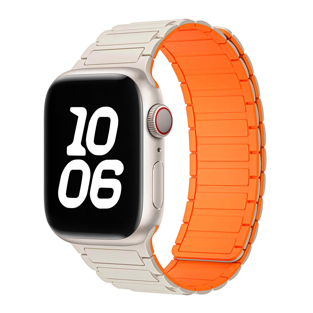 Magnetický silikonový řemínek s poutkem pro Apple Watch | Lersk