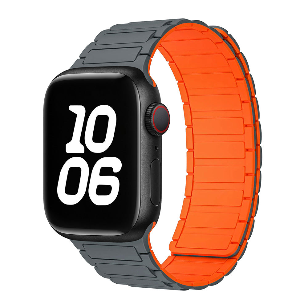 Magnetický silikonový řemínek s poutkem pro Apple Watch | Lersk