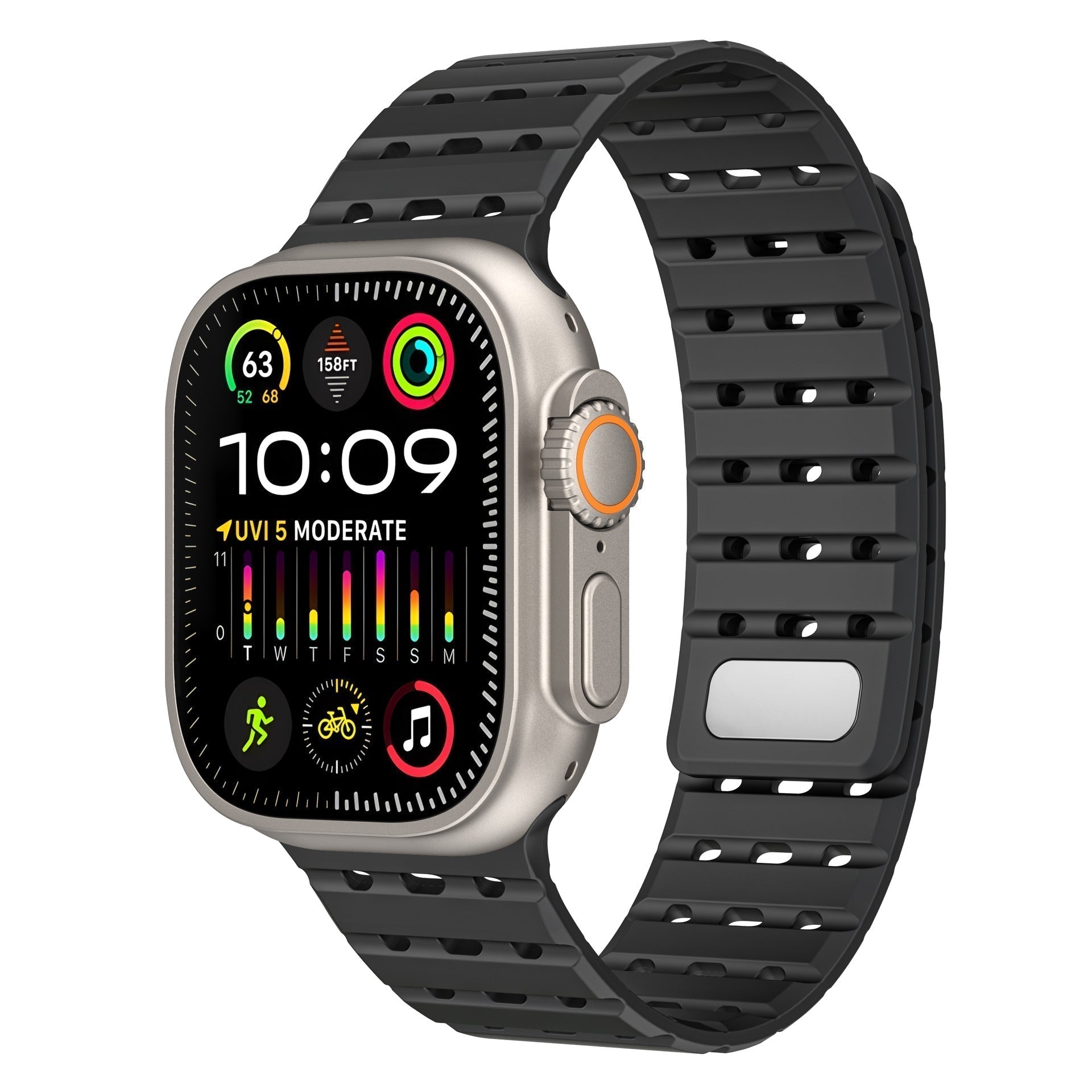 Averlo Magnetic Breathable Silicone Strap for Apple Watch | Lersk