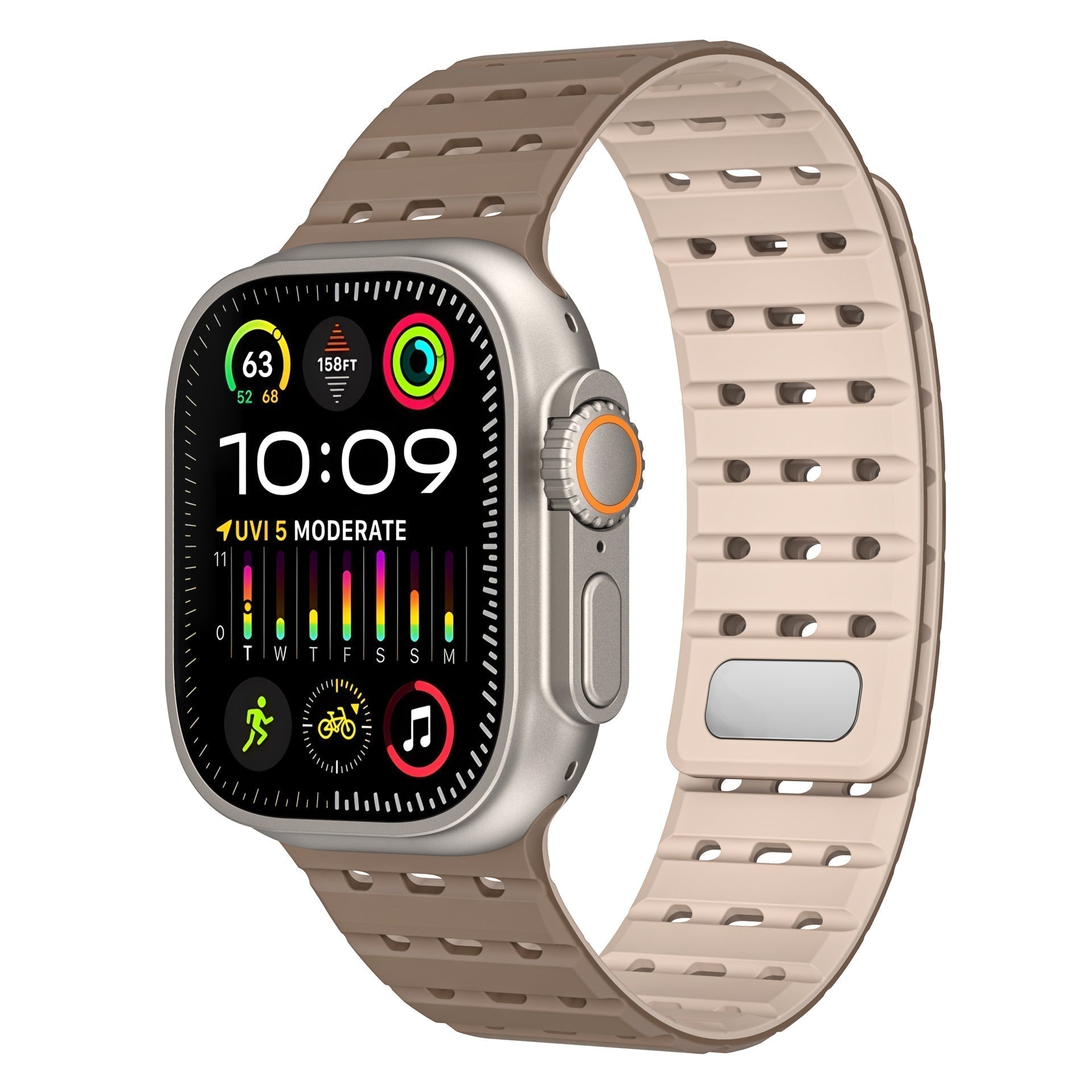 Averlo Magnetic Breathable Silicone Strap for Apple Watch | Lersk